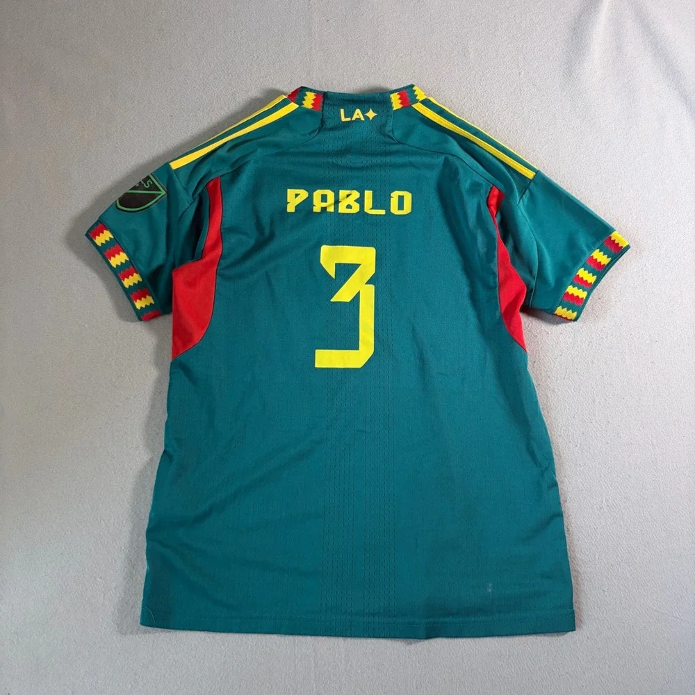 Adidas LA Galaxy 2023 Authentic City of Dreams Soccer Jersey Mens Large Pablo 3